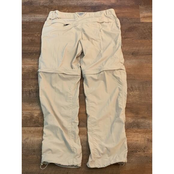 Columbia PFG omnishade convertible tan pants 14REG - Picture 2 of 13